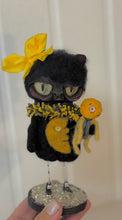 Load image into Gallery viewer, Kitty and the moon doll 🐈‍⬛🌕
