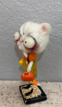 Load image into Gallery viewer, Sammy the candy corn 🐈‍⬛🧡🤍💛