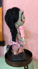 Load image into Gallery viewer, Polly. the sweet zombie 💜💚💜💚