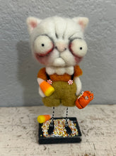 Load image into Gallery viewer, Sammy the candy corn 🐈‍⬛🧡🤍💛