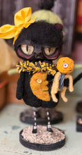 Load image into Gallery viewer, Kitty and the moon doll 🐈‍⬛🌕