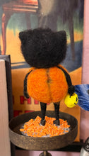 Load image into Gallery viewer, Trick or treat pumpkin 🎃 🐈‍⬛