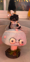 Load image into Gallery viewer, Alice 🐈‍⬛🍄‍🟫🩵🤍🩵🤍🩵🤍
