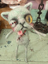 Load image into Gallery viewer, Free standing Zombie kitty 🐈‍⬛