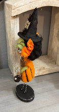 Load image into Gallery viewer, Giselle the sweet little witch 💚🧡