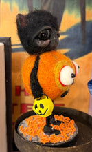 Load image into Gallery viewer, Trick or treat pumpkin 🎃 🐈‍⬛