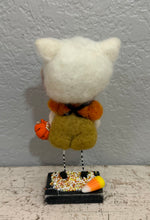 Load image into Gallery viewer, Sammy the candy corn 🐈‍⬛🧡🤍💛