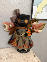 Load image into Gallery viewer, Freida the fall fairy cat 🐈‍⬛ 🍁🍂