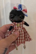 Load image into Gallery viewer, Carly the Crow 🐦‍⬛ ornie🇺🇸❤️🤍💙