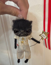 Load image into Gallery viewer, Curtis the kitty ornament 🇺🇸❤️🤍💙
