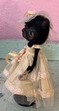 Load image into Gallery viewer, Lulu the sweet kitty in yellow 💛🐈‍⬛