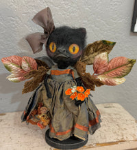 Load image into Gallery viewer, Freida the fall fairy cat 🐈‍⬛ 🍁🍂